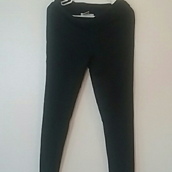 Silence + Noise suede and cotton leggings