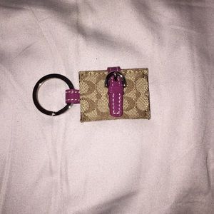 Coach Photo Keychain