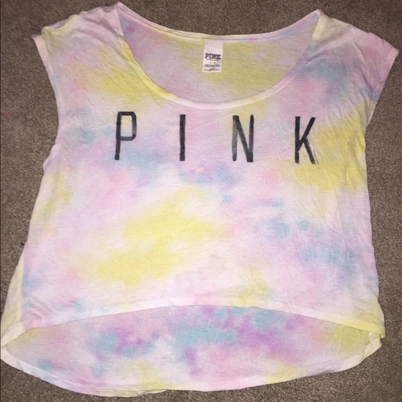 VICTORIAS SECRET PINK tie dye shirt - Picture 1 of 2