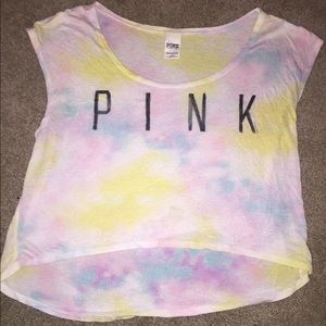 VICTORIAS SECRET PINK tie dye shirt