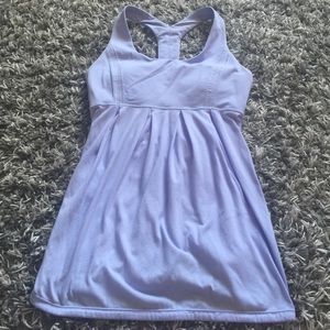 Lululemon tank in periwinkle
