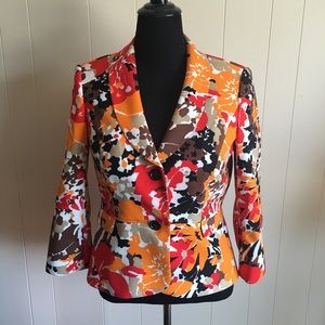 Kasper Floral Blazer