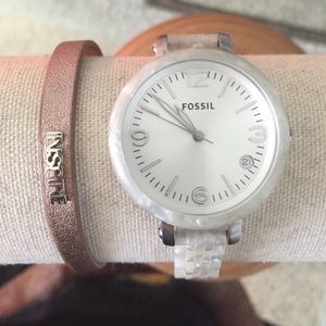 Fossil Heather Watch and Fossil Inspire Bracelet