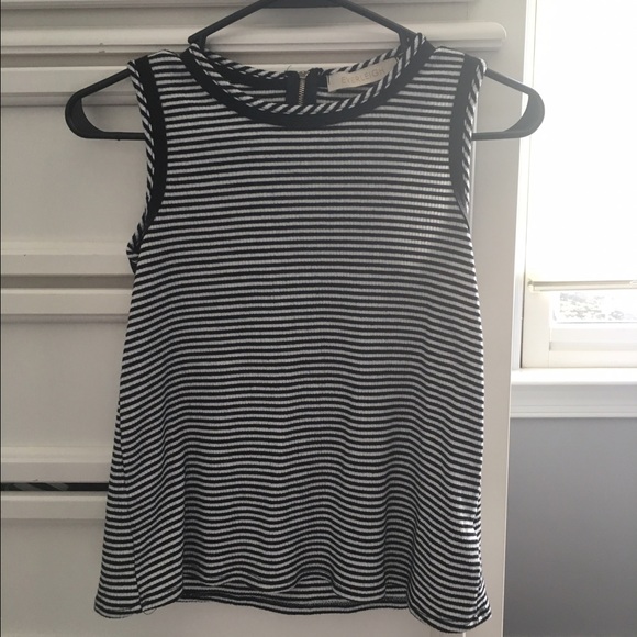 Black and White Striped Tank - Picture 1 of 3