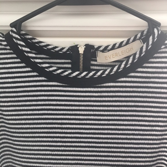 Black and White Striped Tank - Picture 3 of 3