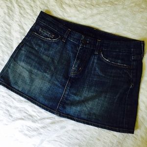 Citizens of Humanity Mini Jean Skirt