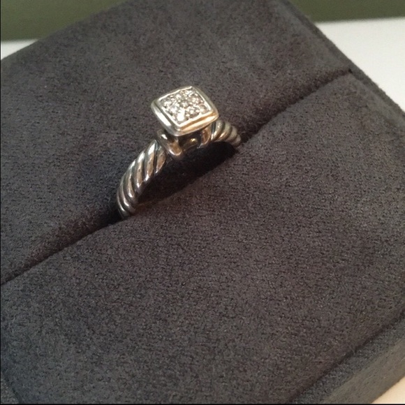 David Yurman cable collection diamond ring