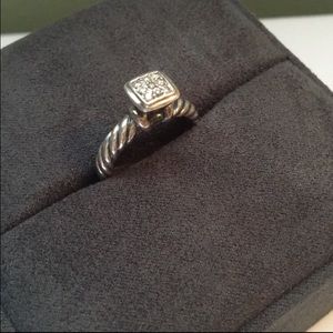David Yurman cable collection diamond ring