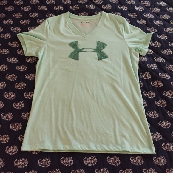 Teal under armor tee