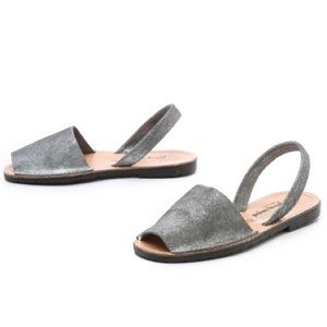 Jeffrey Campbell Pewter Ibiza Slingback Sandal