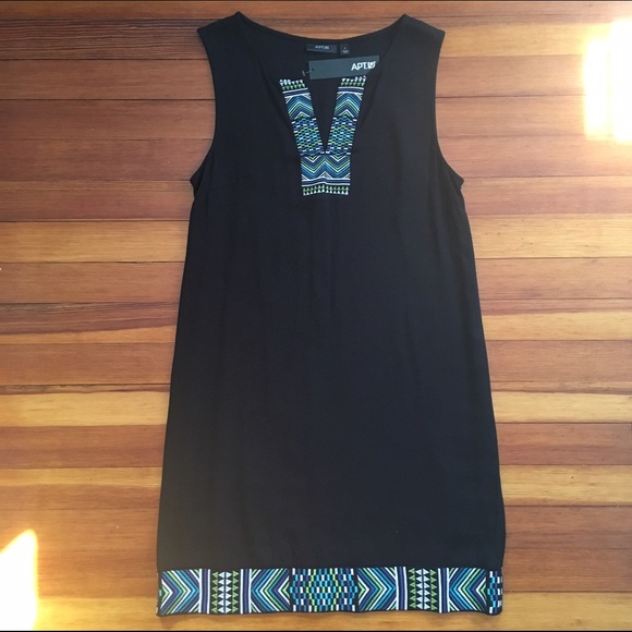Embroidered sheath dress