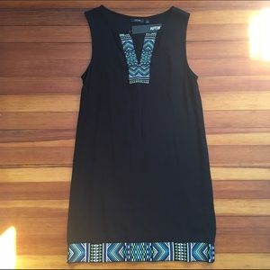 Embroidered sheath dress