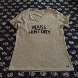 Gray under armor tee