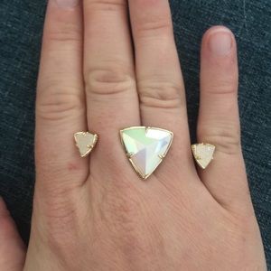 White iridescent ring!