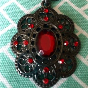 Beautiful red jewelry set