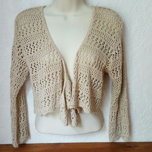 Crochet Top Tan / $12
