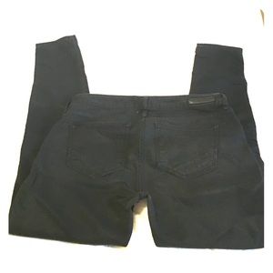 Express black coated Jean legging