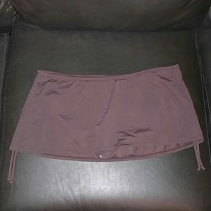 Brown Swim Skirt Bottom
