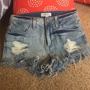 Jean shorts