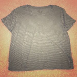 AERO RIBBED CROP TEE