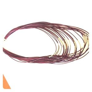 Burgundy Layered Necklace