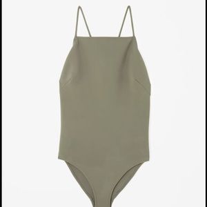 COS Olive Green Swimsuit One Piece Size 6