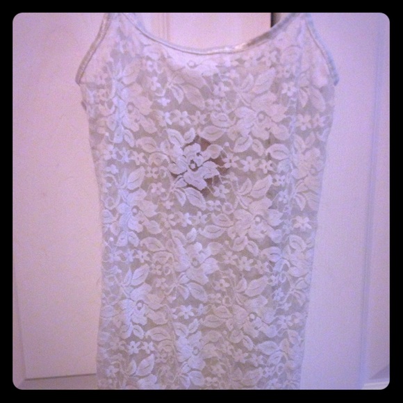 White lace top