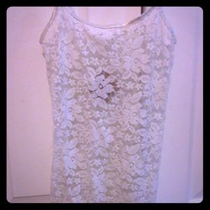 White lace top