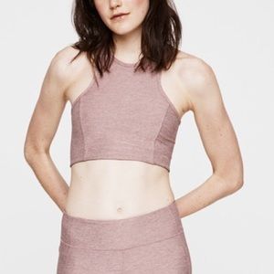 Outdoor Voices Athena Crop Top XS Rose Quartz