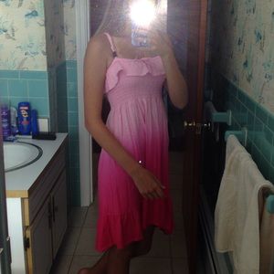 Pink Beach Sun Dress