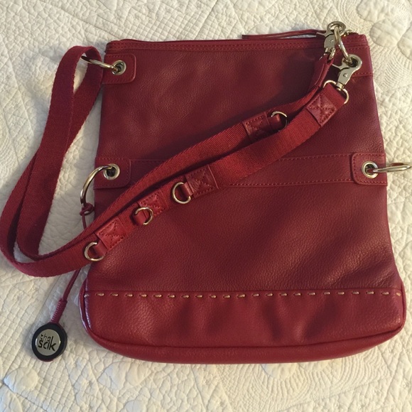 the sak Red Leather Purse