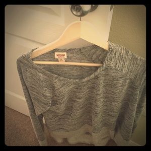 Gray sweater size large NWOT