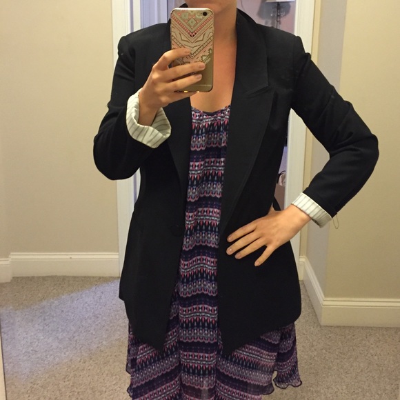 Bebe size 2 boyfriend style fitted blazer