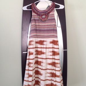 Lucky Brand beaded yoke sundress