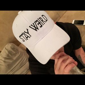 Stay weird baseball cap