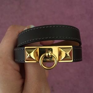 Hermes double tour rivale bracelet