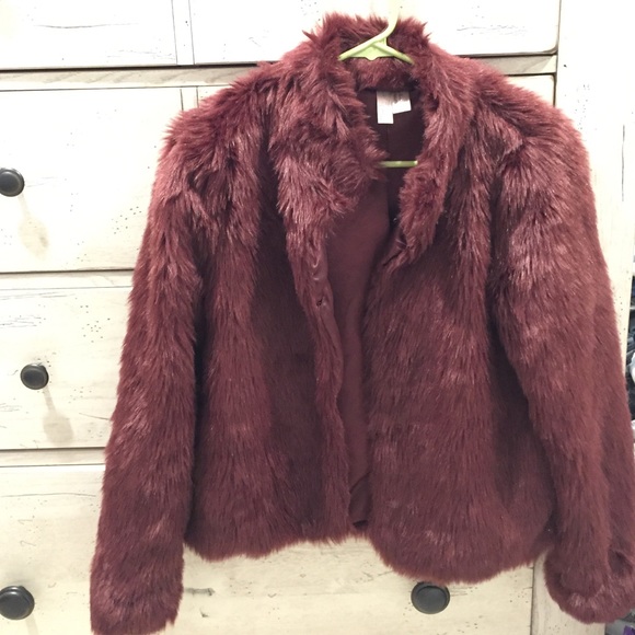 Forever 21 faux fur coat