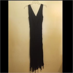 100% silk black gown from nordstroms
