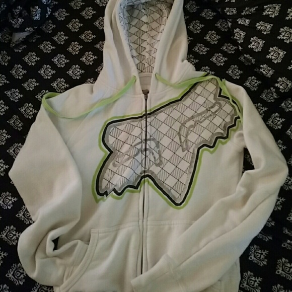 Fox zip up hoodie