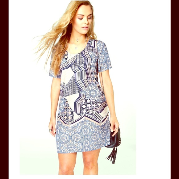 Multi-pattern Dress. Brand New!