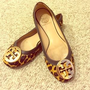 Tory Burch cheetah flats size 5.5