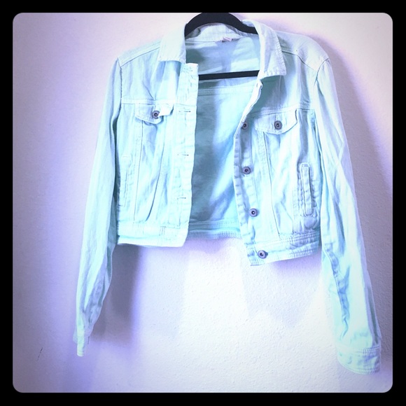 Mint green jacket