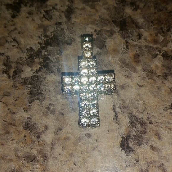 Swarovski Crystal Chunky Cross Pendant