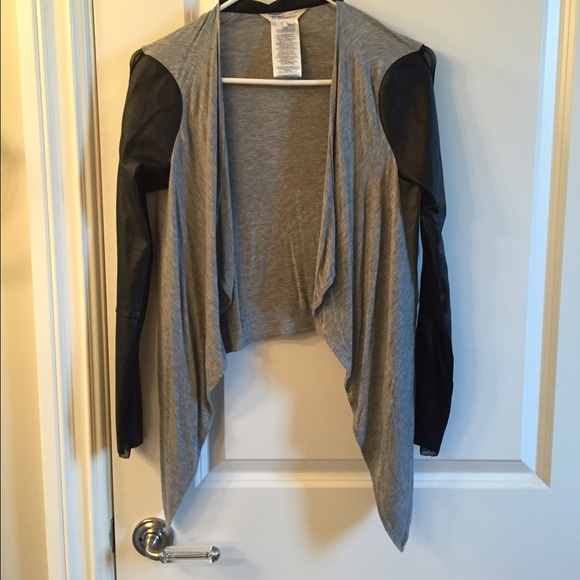 **SOLD**BCBGeneration grey and black cardigan