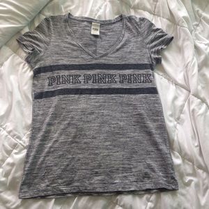 Salt and pepper VS PINK V-neck