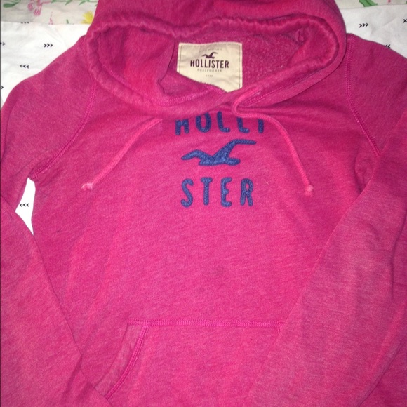 Hot Pink Hollister Sweat Shirt