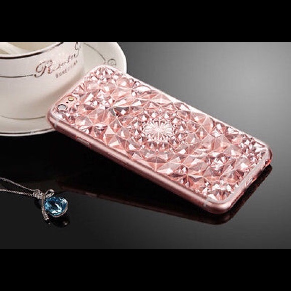 Accessories - 3D pink silicone iPhone 6 cover