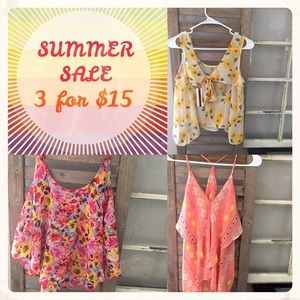 🌸 All 3 for $15!! 🌺