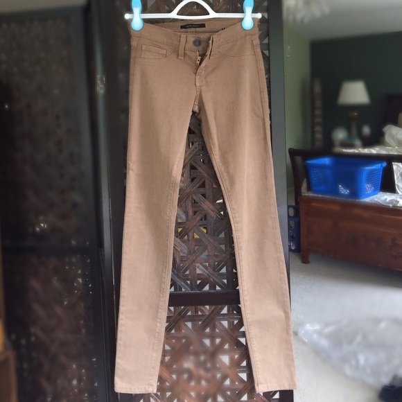 Flying monkey skinny jeans in mocha size 0