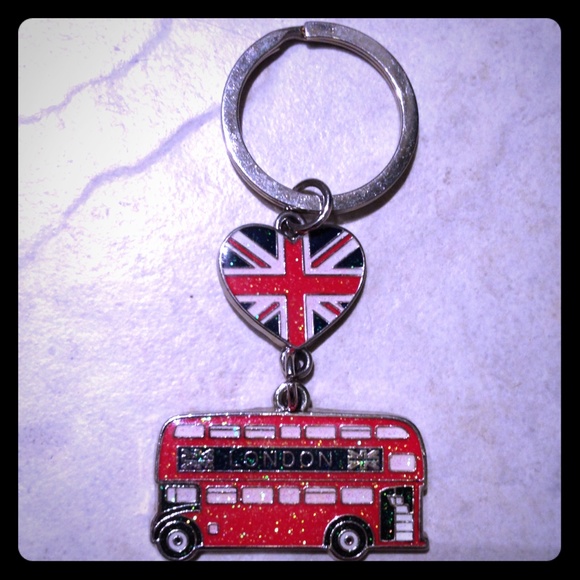 London Double-Decker Keychain - Picture 1 of 4